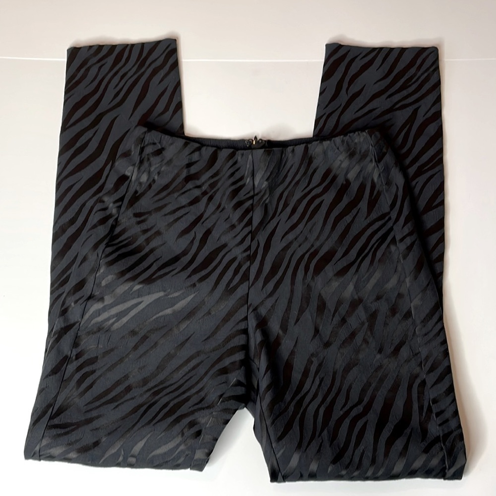 Rag & Bone Simone Black Zebra Pants Size 0 - image 2